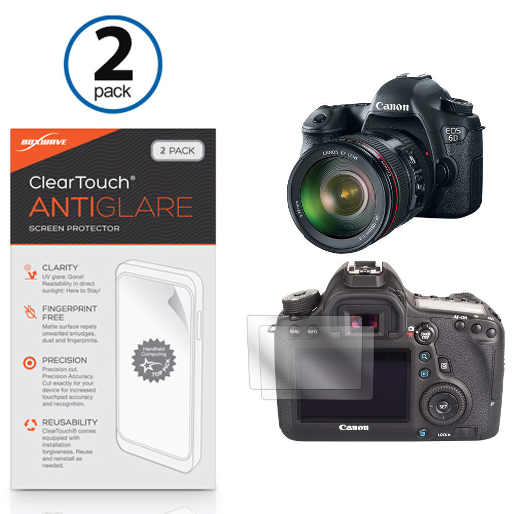 ClearTouch Anti-Glare (2-Pack) - Canon EOS 6D Screen Protector
