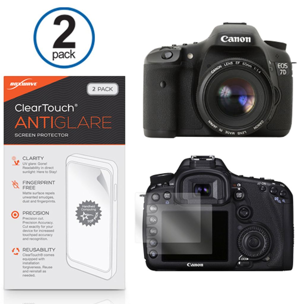 ClearTouch Anti-Glare (2-Pack) - Canon EOS 7D Screen Protector