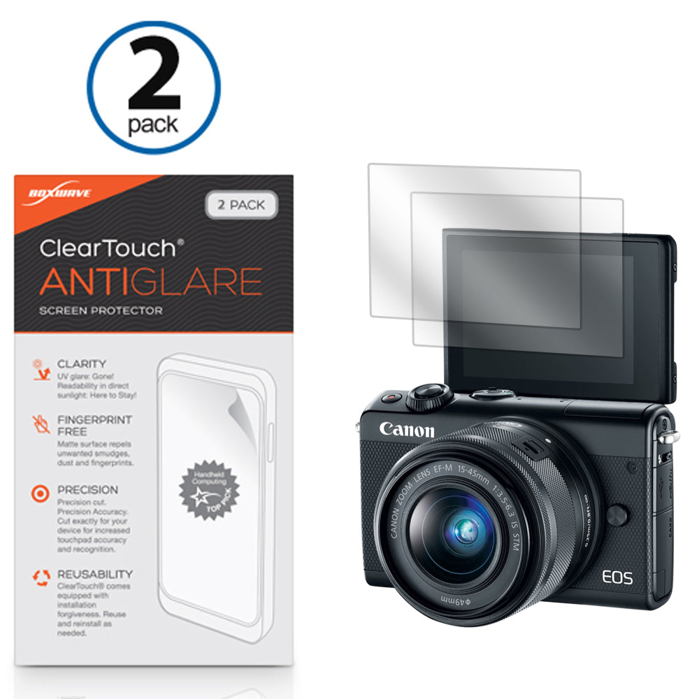 ClearTouch Anti-Glare (2-Pack) - Canon EOS M100 Screen Protector