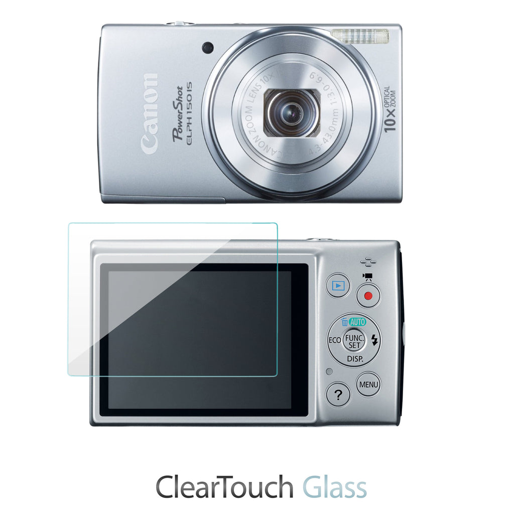 ClearTouch Glass - Canon Powershot ELPH 150 IS Screen Protector