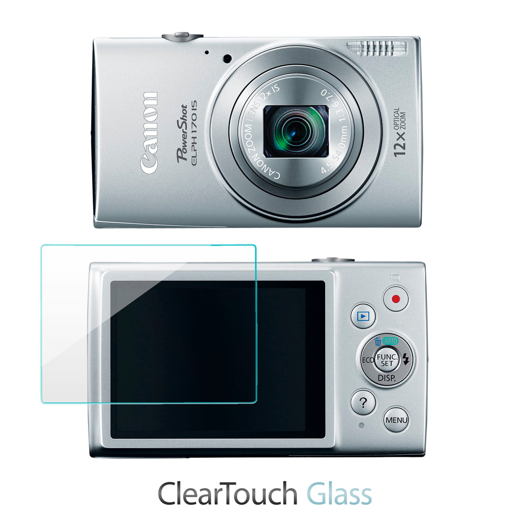 ClearTouch Glass - Canon PowerShot ELPH 170 IS Screen Protector