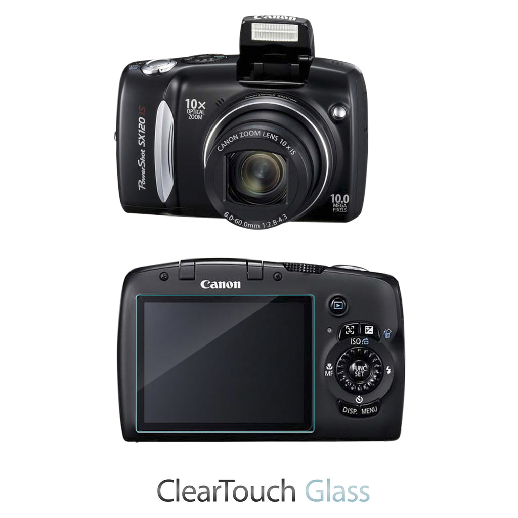 ClearTouch Glass - Canon PowerShot SX120 IS Screen Protector