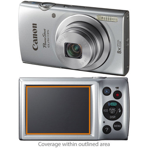 ClearTouch Anti-Glare (2-Pack) - Canon Powershot ELPH 135 Screen Protector