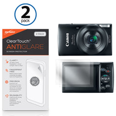 ClearTouch Anti-Glare (2-Pack) - Canon Powershot ELPH 190 Screen Protector