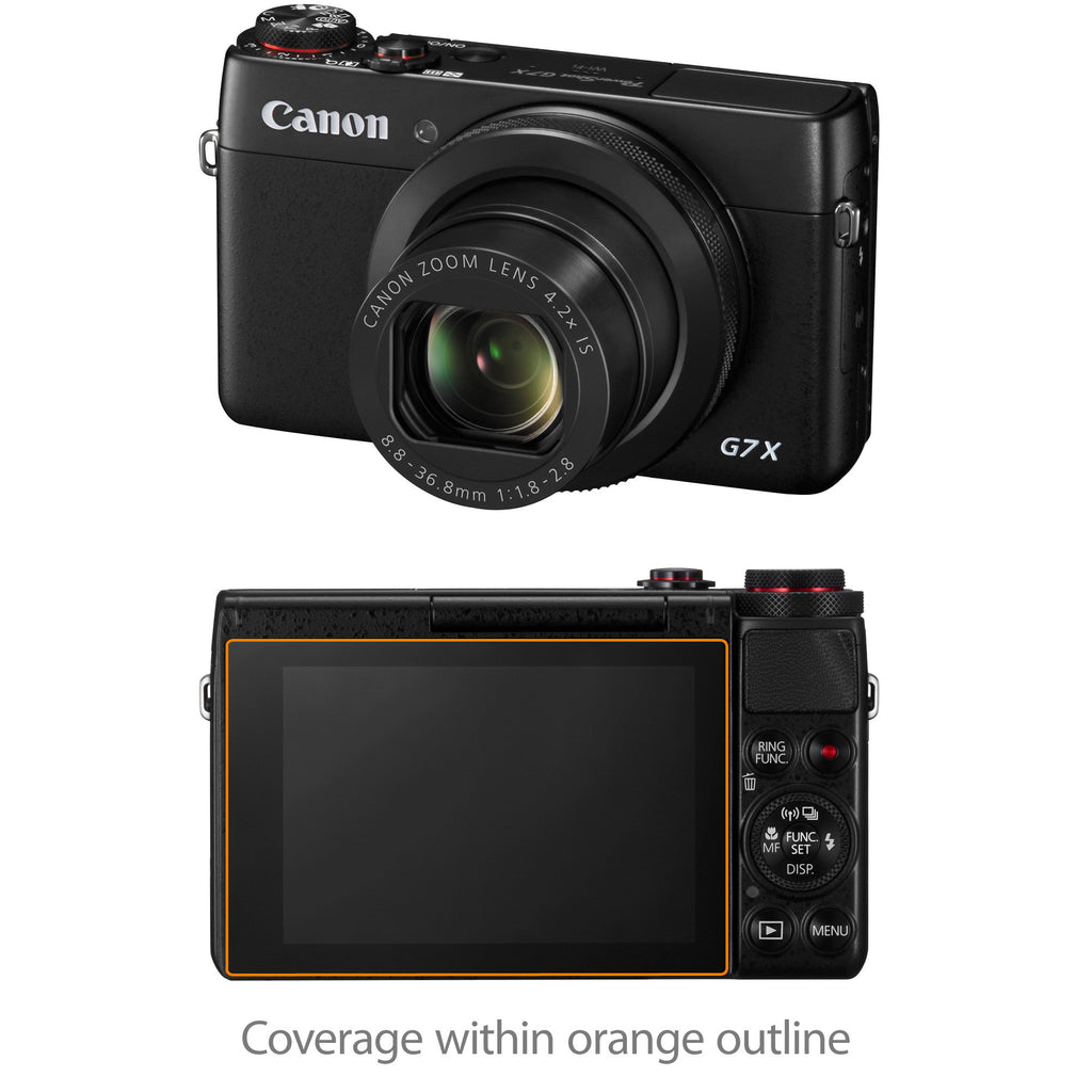 ClearTouch Crystal (2-Pack) - Canon Powershot G7 X Screen Protector