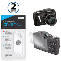 ClearTouch Crystal (2-Pack) - Canon PowerShot SX130 IS Screen Protector