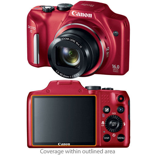 ClearTouch Crystal (2-Pack) - Canon Powershot SX170 IS Screen Protector
