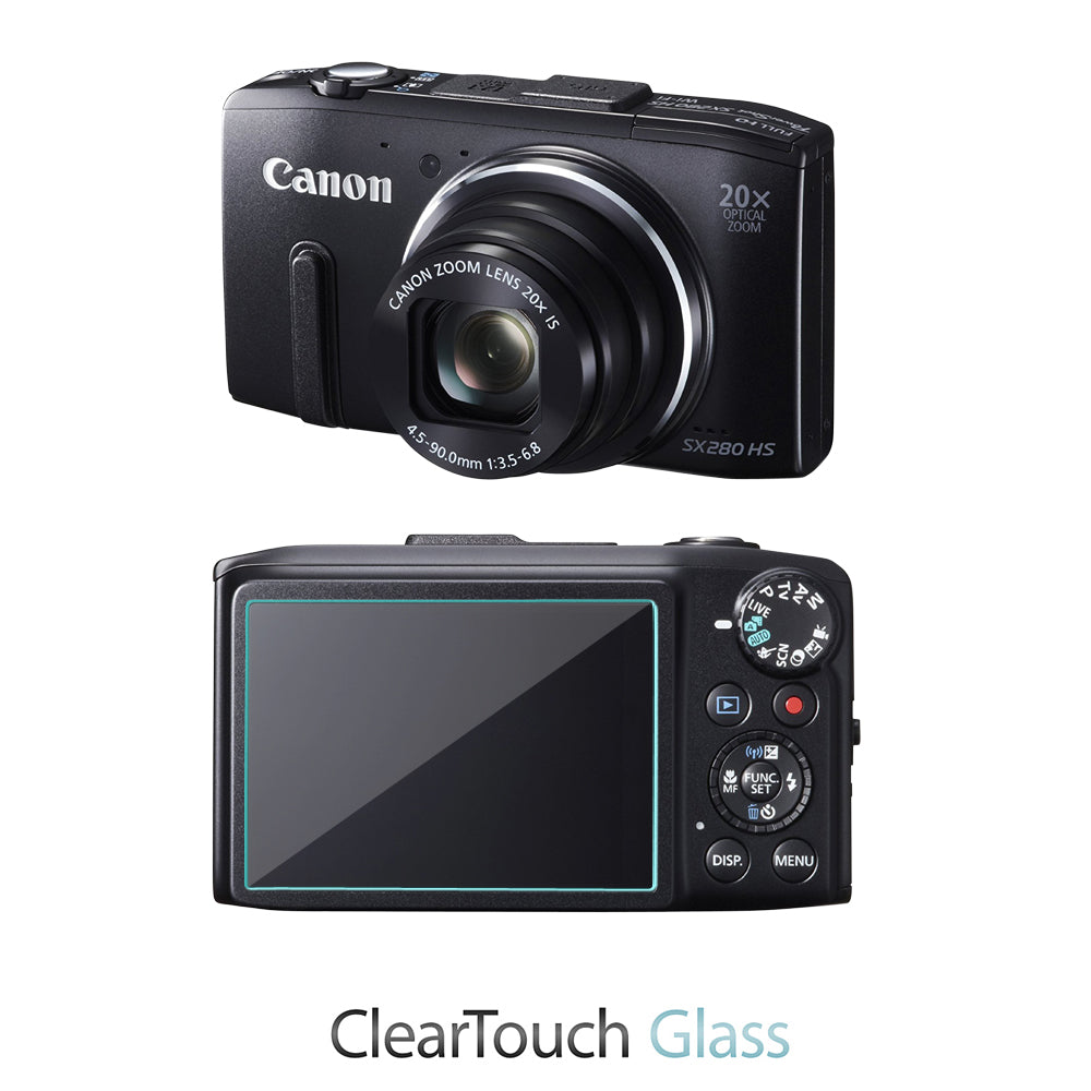 ClearTouch Glass - Canon Powershot SX280 HS Screen Protector