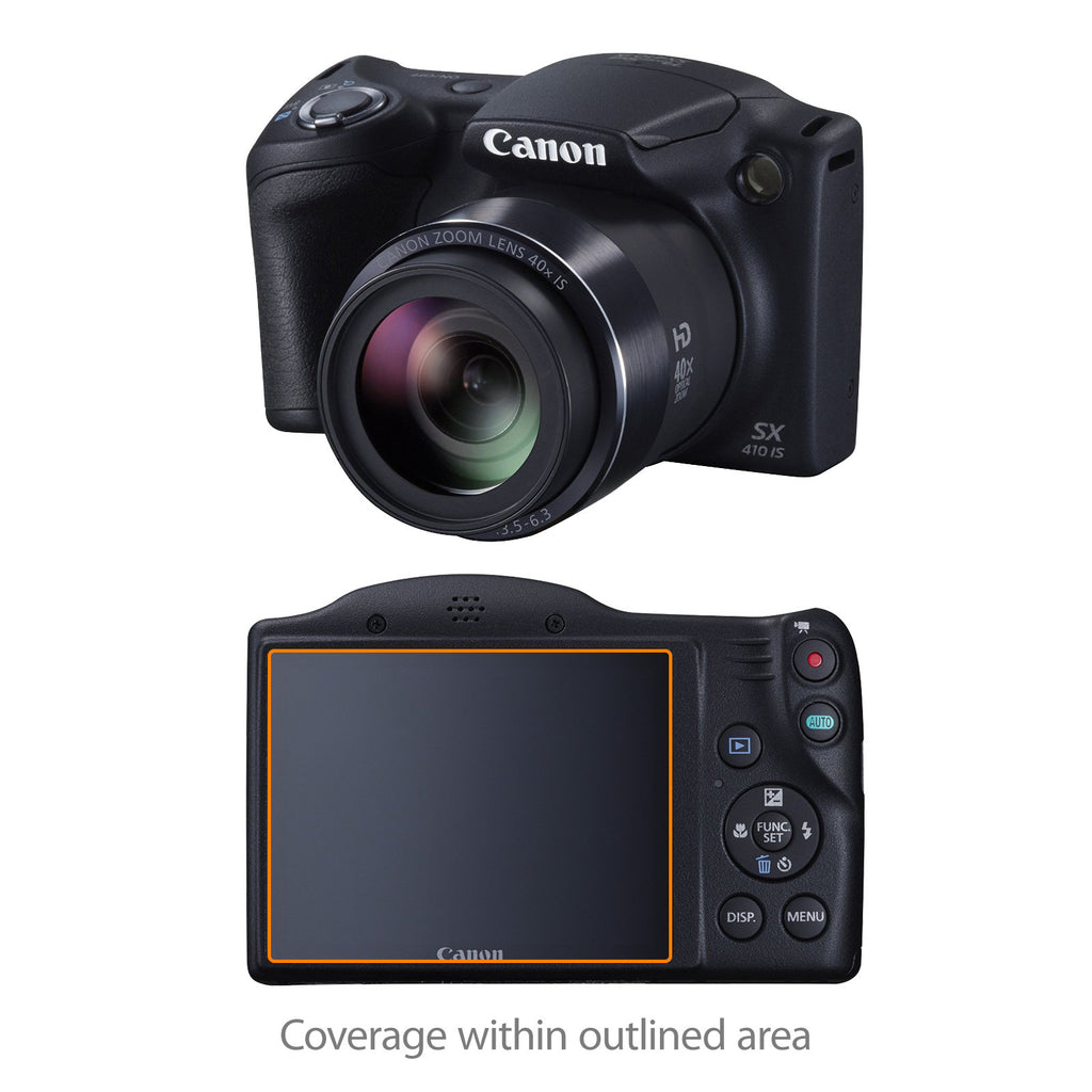 ClearTouch Anti-Glare (2-Pack) - Canon Powershot SX410 Screen Protector