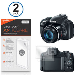 ClearTouch Anti-Glare (2-Pack) - Canon Powershot SX50 Screen Protector