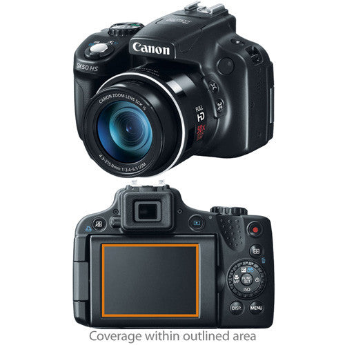 ClearTouch Crystal (2-Pack) - Canon Powershot SX50 Screen Protector
