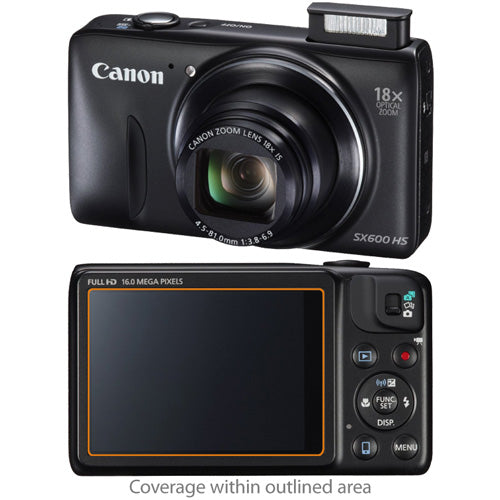 ClearTouch Crystal (2-Pack) - Canon Powershot SX600 HS Screen Protector