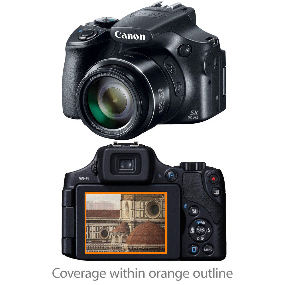 ClearTouch Anti-Glare (2-Pack) - Canon Powershot SX60HS Screen Protector