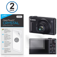 ClearTouch Crystal (2-Pack) - Canon Powershot SX610 Screen Protector