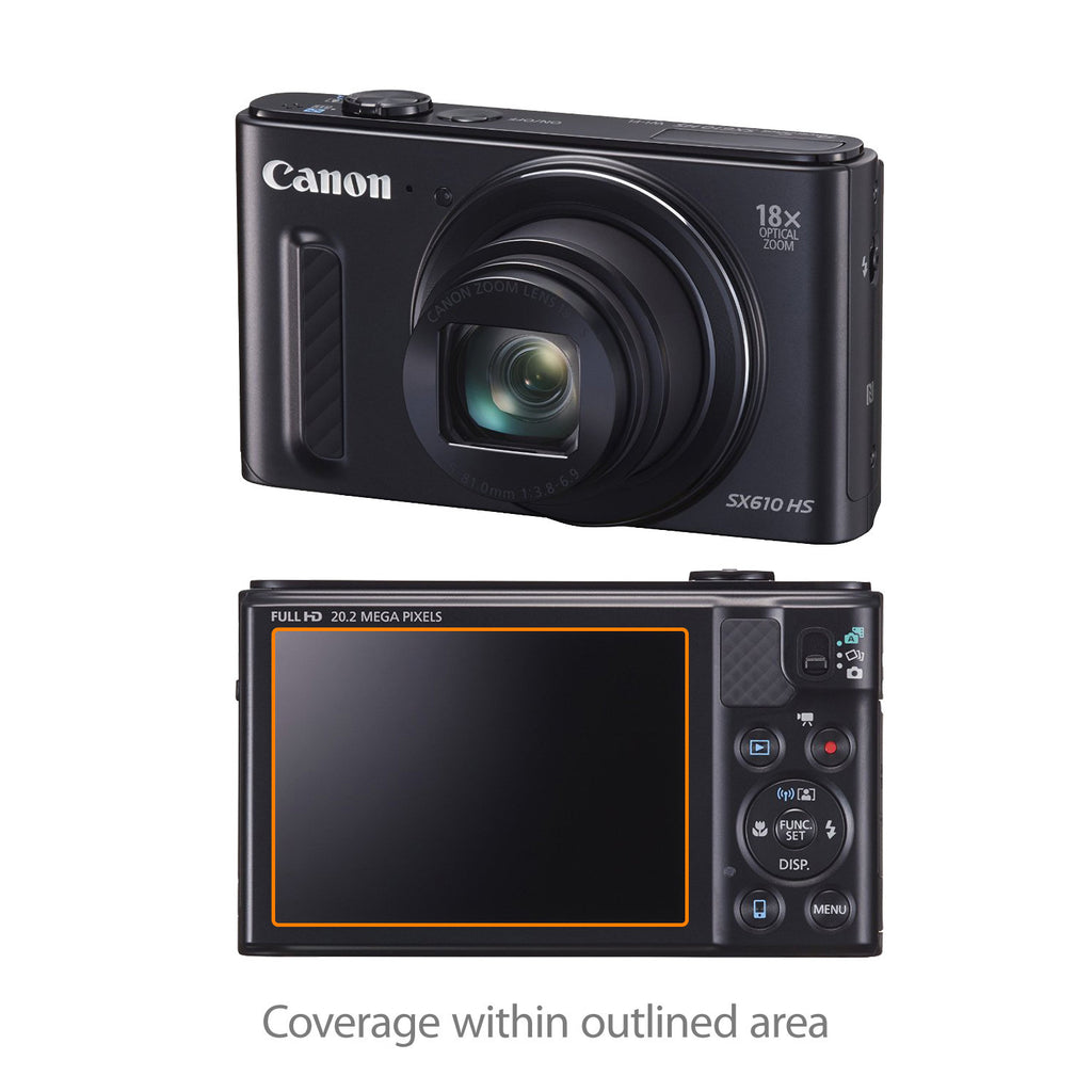 ClearTouch Anti-Glare (2-Pack) - Canon Powershot SX610 Screen Protector