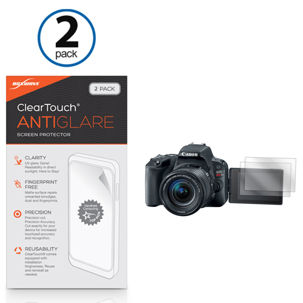 ClearTouch Anti-Glare (2-Pack) - Canon Rebel SL2 Screen Protector