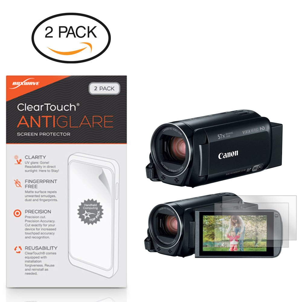 ClearTouch Anti-Glare (2-Pack) - Canon Vixia HF-R82 Screen Protector
