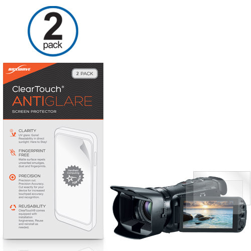 ClearTouch Anti-Glare (2-Pack) - Canon Vixia HF G20 Screen Protector