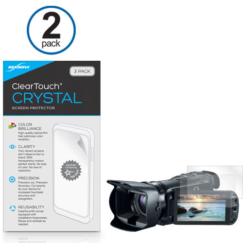 ClearTouch Crystal (2-Pack) - Canon Vixia HF G20 Screen Protector