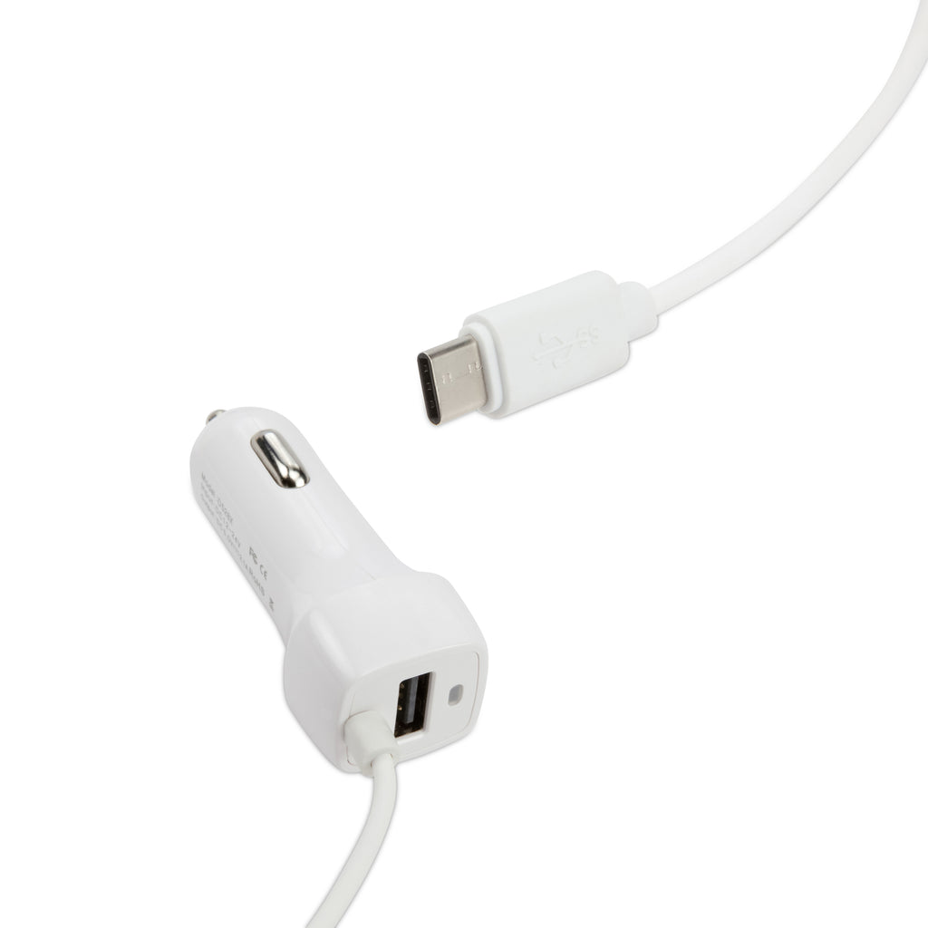 Car Charger Plus USB Type C - Alcatel OneTouch Idol 4 Car Charger