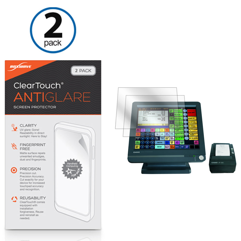 ClearTouch Anti-Glare (2-Pack) - Casio QT-6600 Screen Protector
