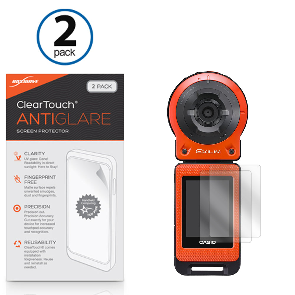 ClearTouch Anti-Glare (2-Pack) - Casio Exilim EX-FR10 Screen Protector