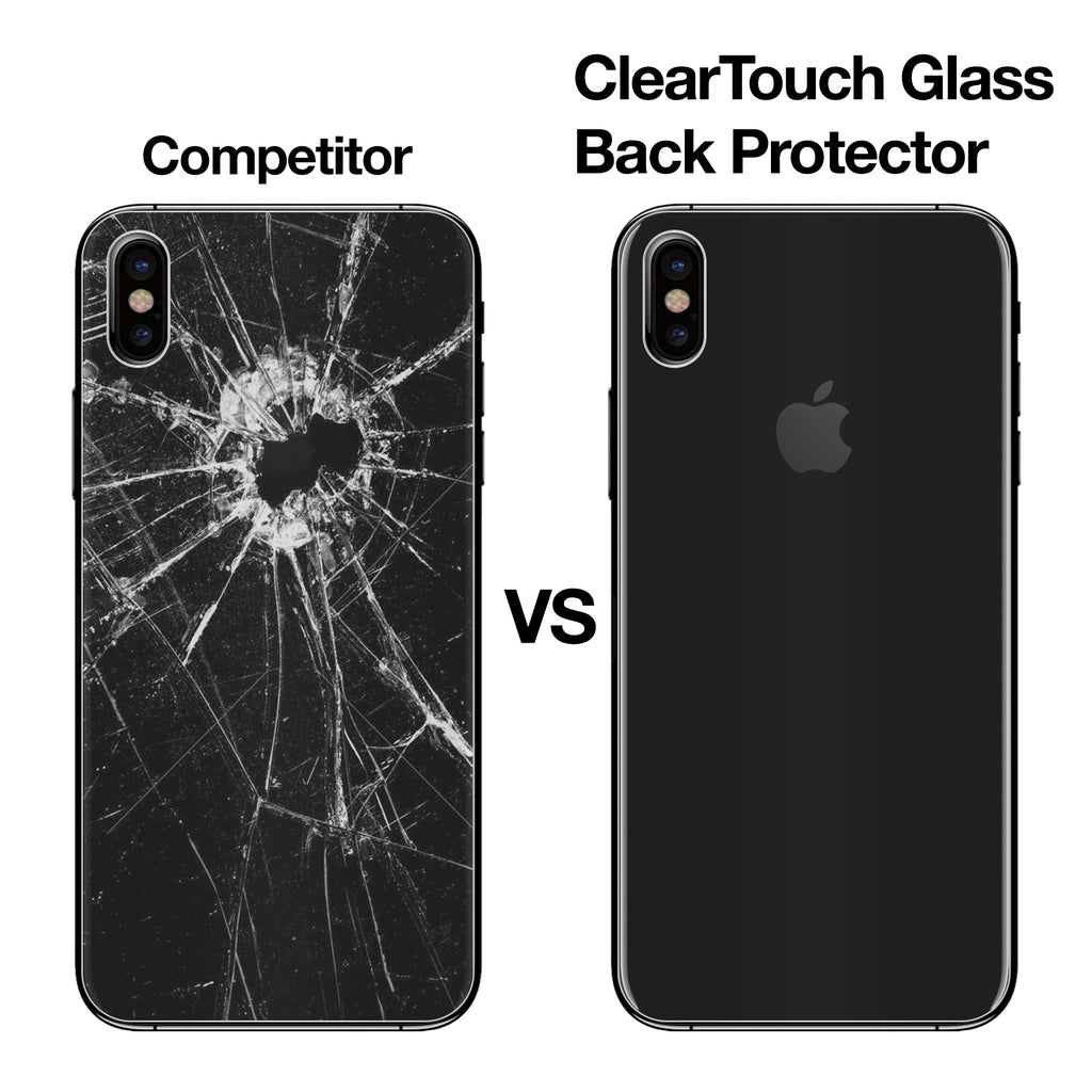 ClearTouch Glass Back Protector - Apple iPhone X Screen Protector