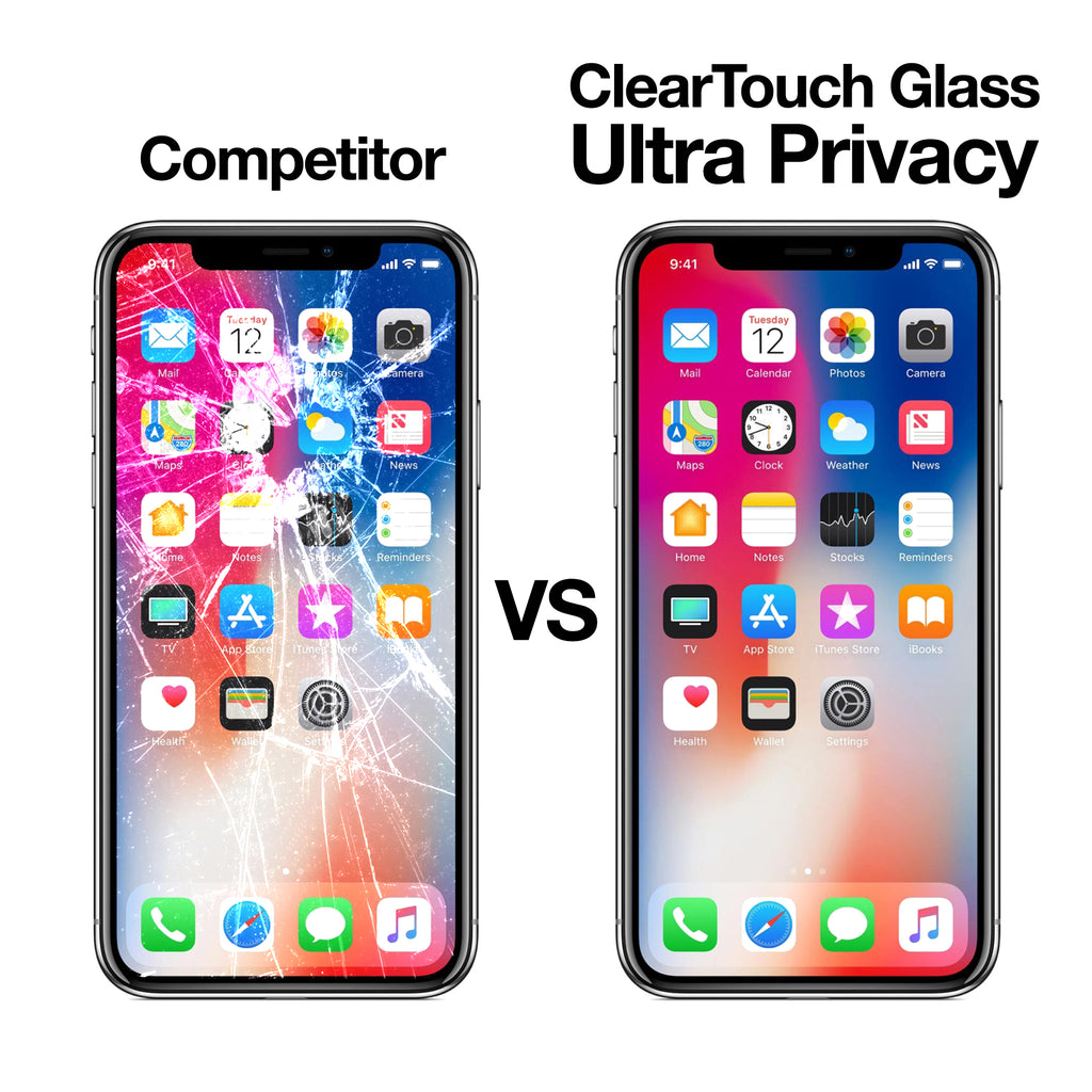 ClearTouch Glass Privacy - Apple iPhone X Screen Protector