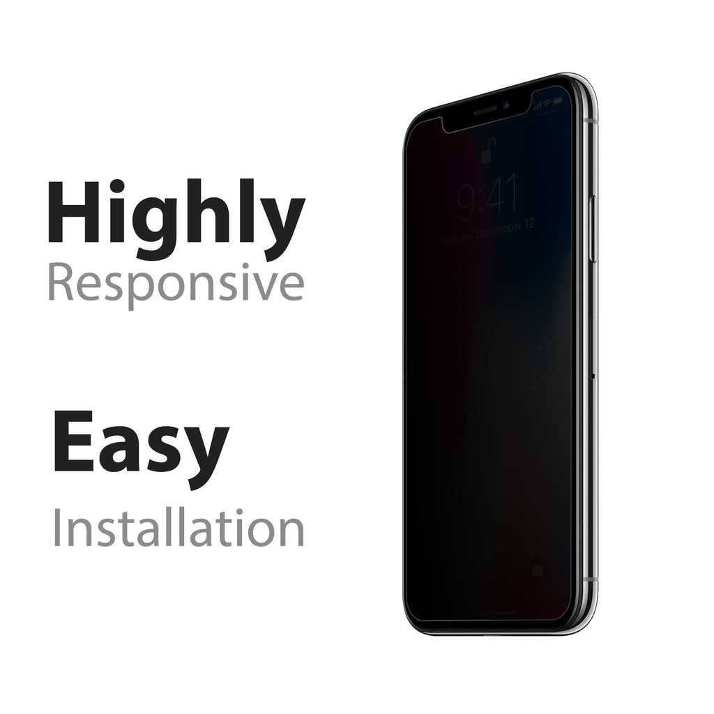 ClearTouch Glass Privacy - Apple iPhone X Screen Protector