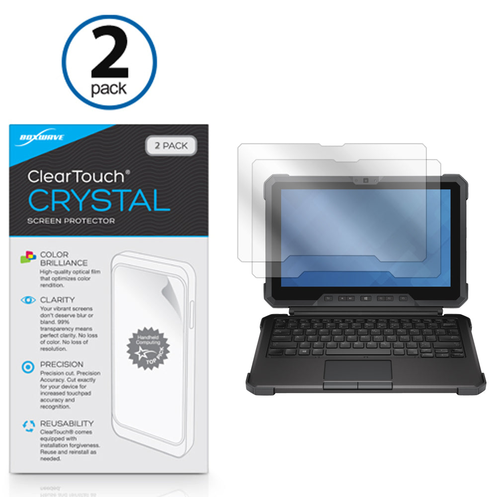 ClearTouch Crystal (2-Pack) - Dell Latitude 12 Rugged Screen Protector