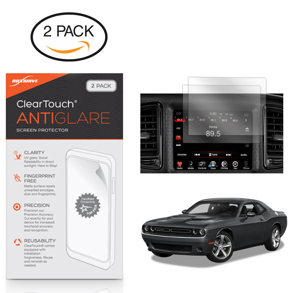 ClearTouch Anti-Glare (2-Pack) - Dodge 2016 Challenger (8.4 in) Screen Protector
