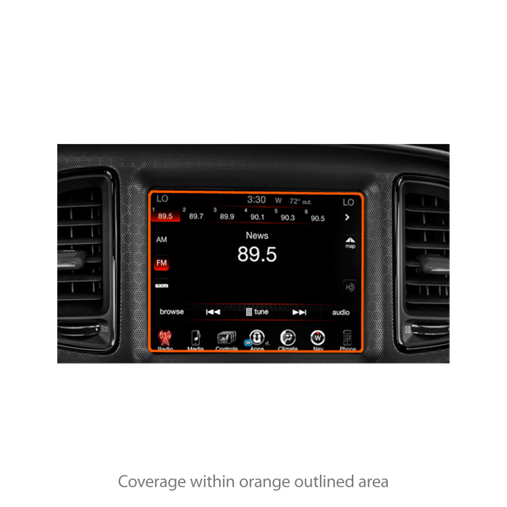 ClearTouch Crystal (2-Pack) - Dodge 2016 Challenger (8.4 in) Screen Protector