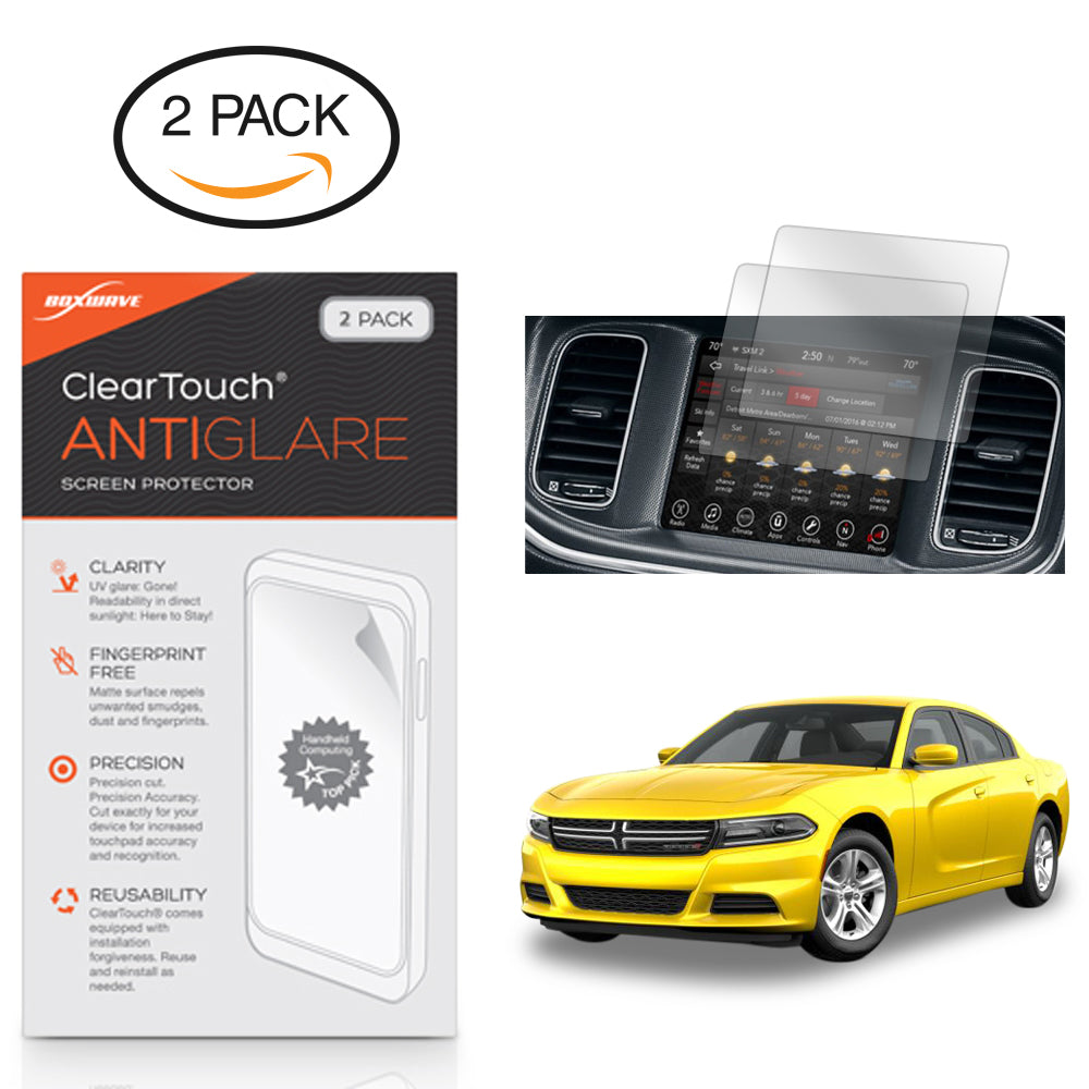 ClearTouch Anti-Glare (2-Pack) - Dodge 2017 Charger (5 in) Screen Protector