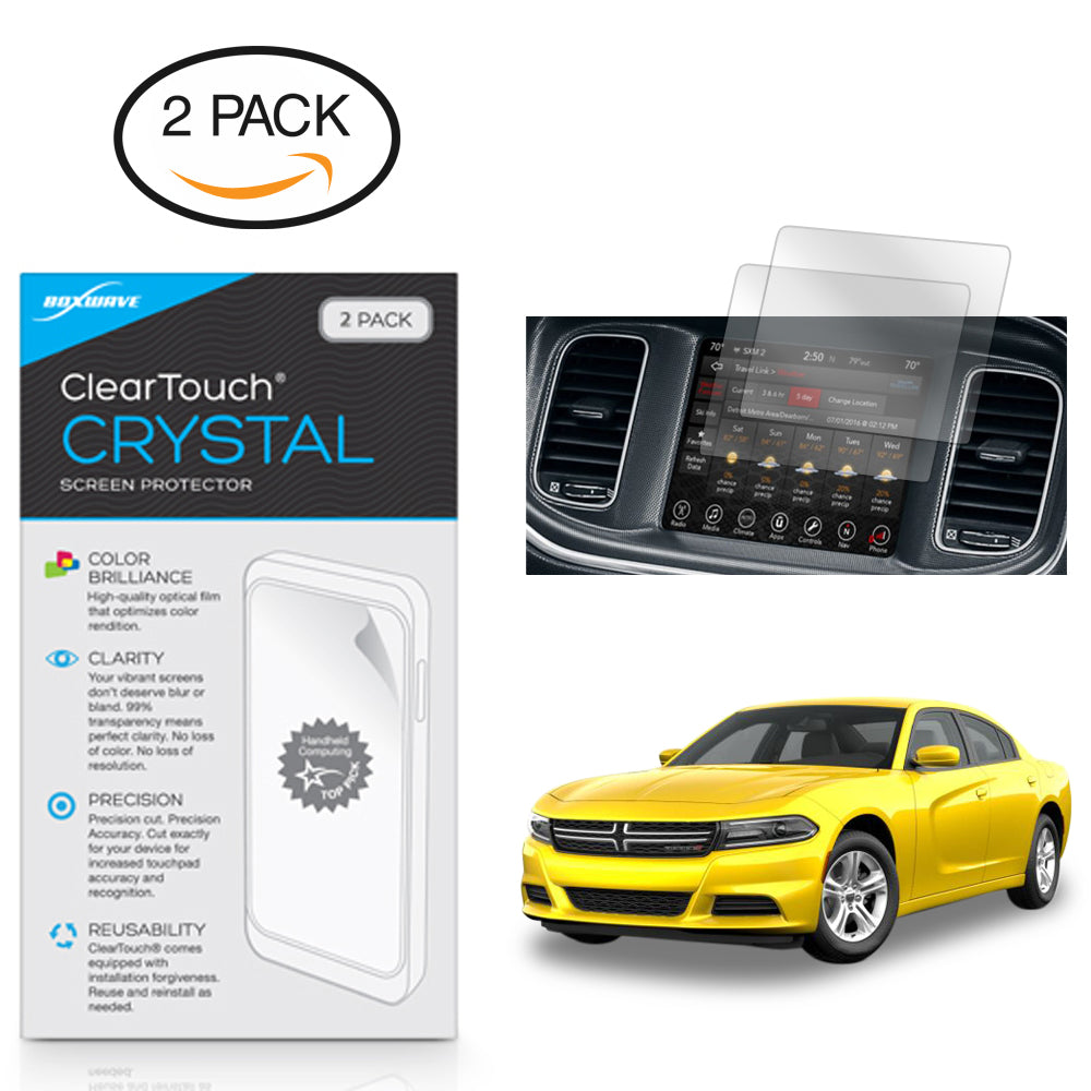 ClearTouch Crystal (2-Pack) - Dodge 2017 Charger (5 in) Screen Protector