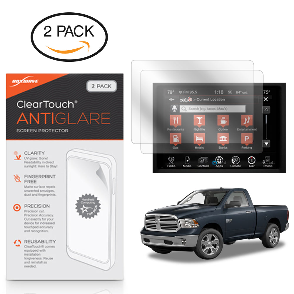 ClearTouch Anti-Glare (2-Pack) - Dodge 2017 Ram 1500 (8.4 in) Screen Protector