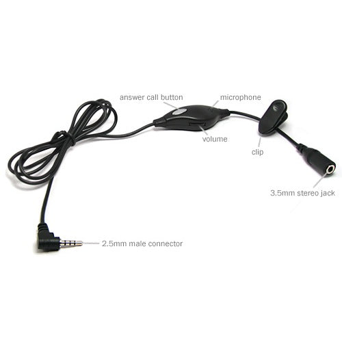 Dual Handsfree Stereo BlackBerry 8830 Adapter
