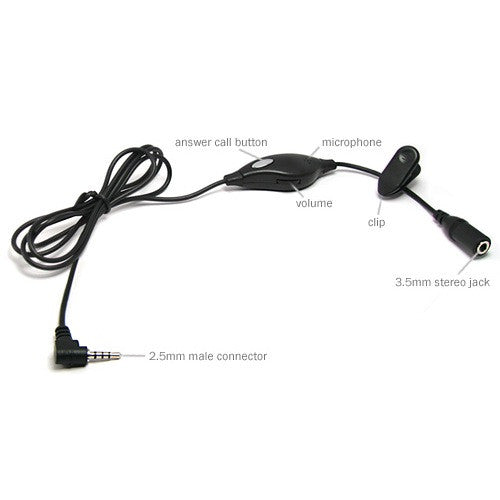 Dual Handsfree Stereo Adapter - O2 Xda Atom Pure Cable