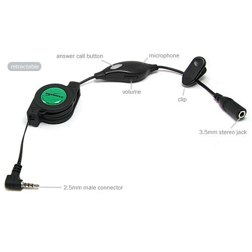 Dual Handsfree Stereo BlackBerry 8830 Adapter
