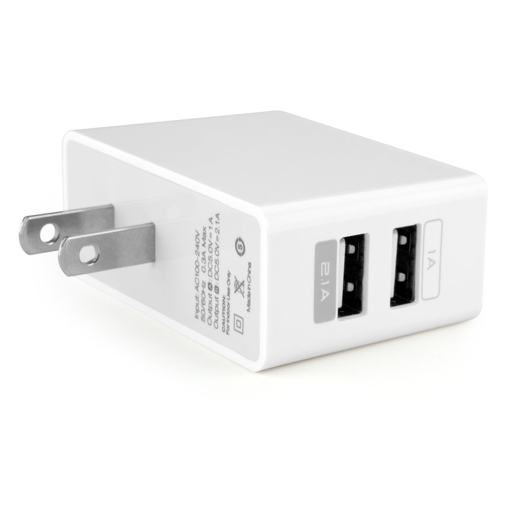 Dual High Current Wall Charger - Samsung Galaxy Tab 2 10.1 Charger