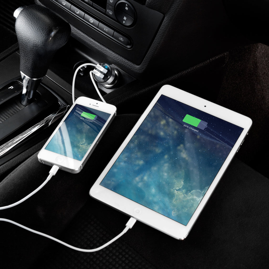 Dual-Port Rapid USB Car Charger - Apple iPad 3 Charger