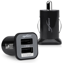 Dual Micro High Current Car Charger - Casio Exilim EX-MR1 Car Charger