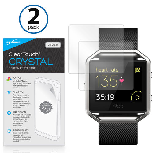 ClearTouch Crystal (2-Pack) - Fitbit Blaze Screen Protector