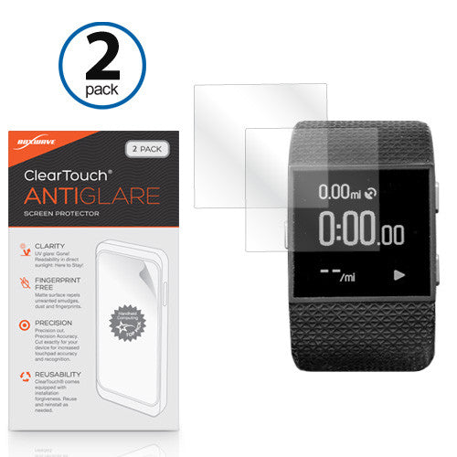 ClearTouch Anti-Glare (2-Pack) - Fitbit Surge Screen Protector