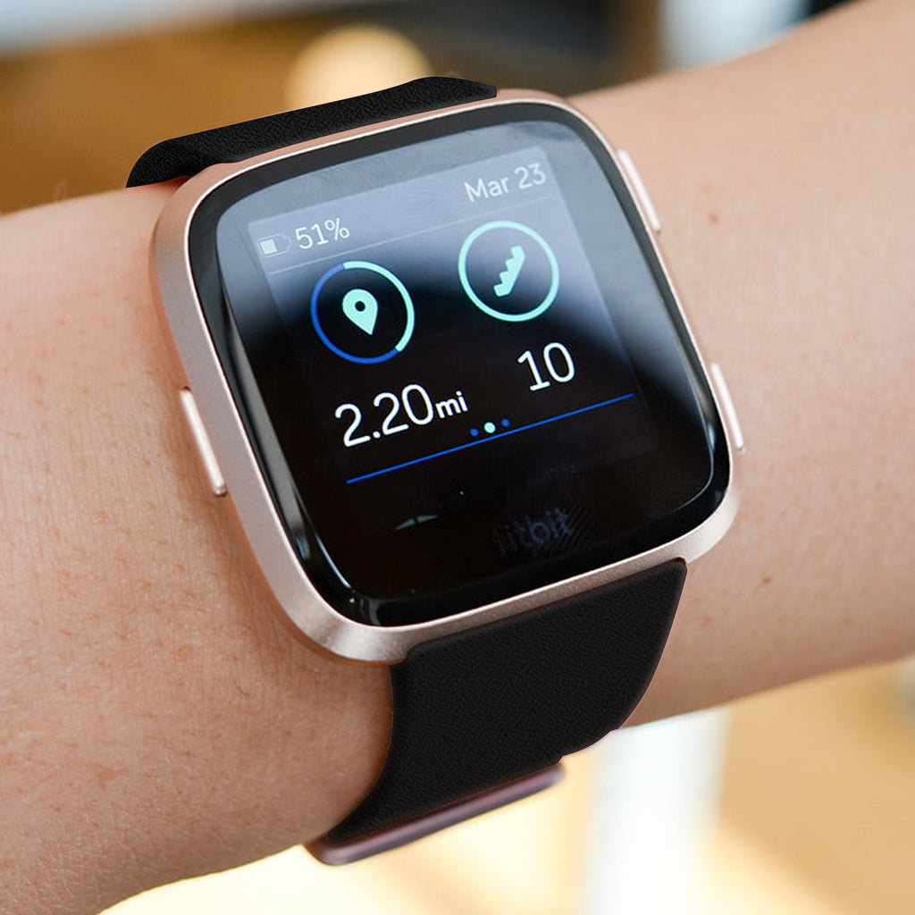 LeatherLux Watch Strap - Fitbit Versa Strap