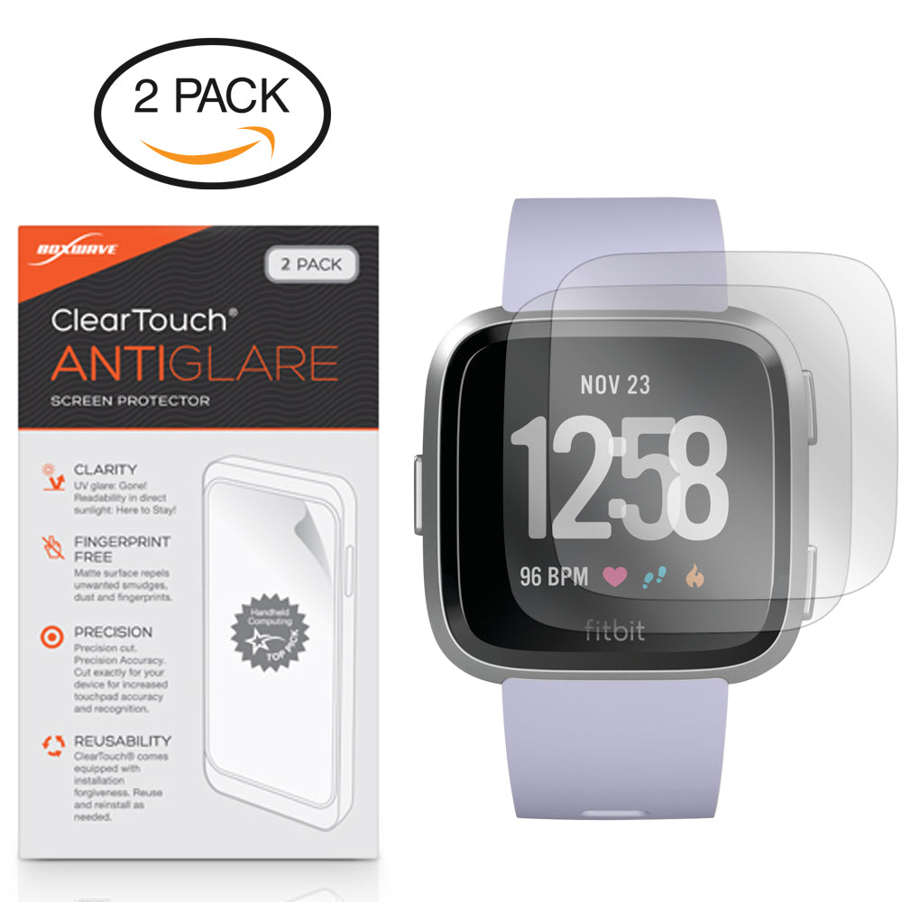 ClearTouch Anti-Glare (2-Pack) - Fitbit Versa Screen Protector