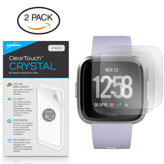ClearTouch Crystal (2-Pack) - Fitbit Versa Screen Protector