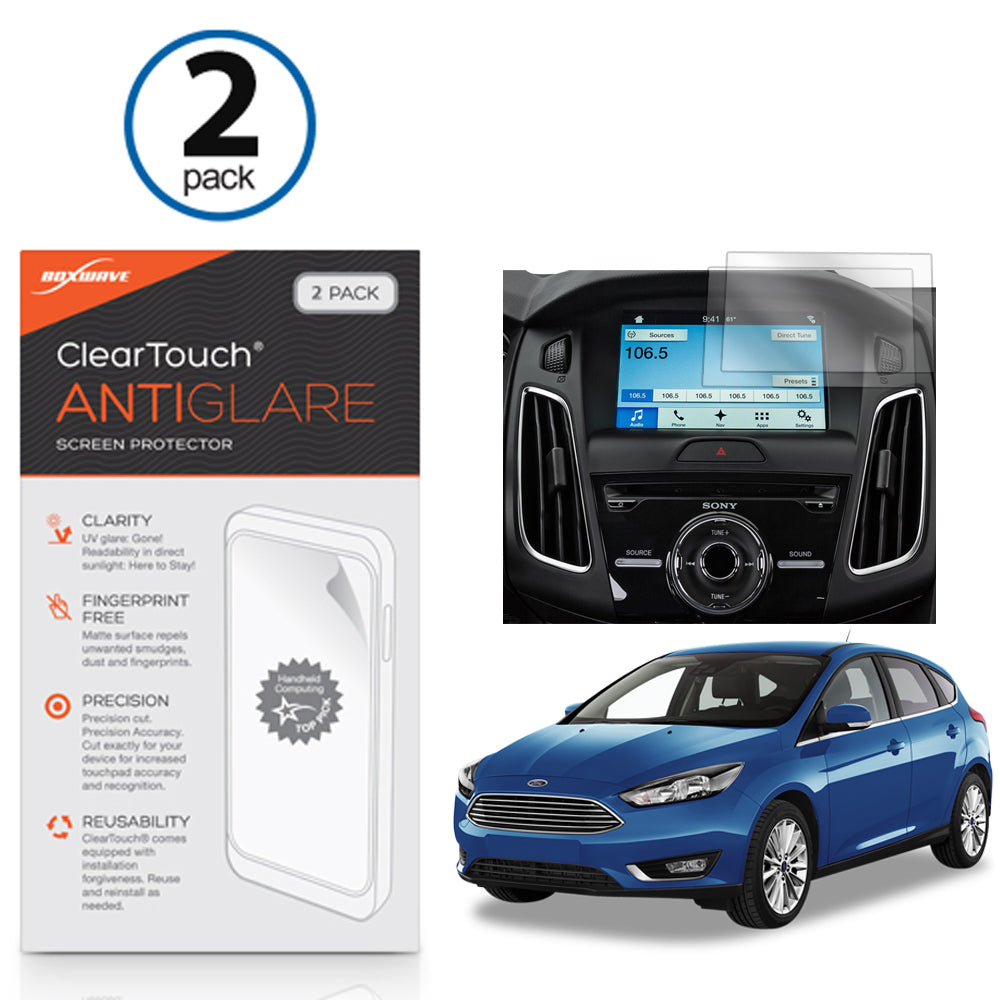 ClearTouch Anti-Glare (2-Pack) - Ford 2016 Focus (8 in) Screen Protector