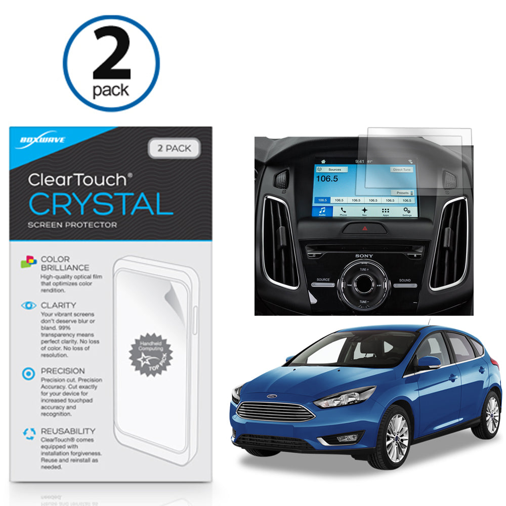 ClearTouch Crystal (2-Pack) - Ford 2016 Focus (8 in) Screen Protector