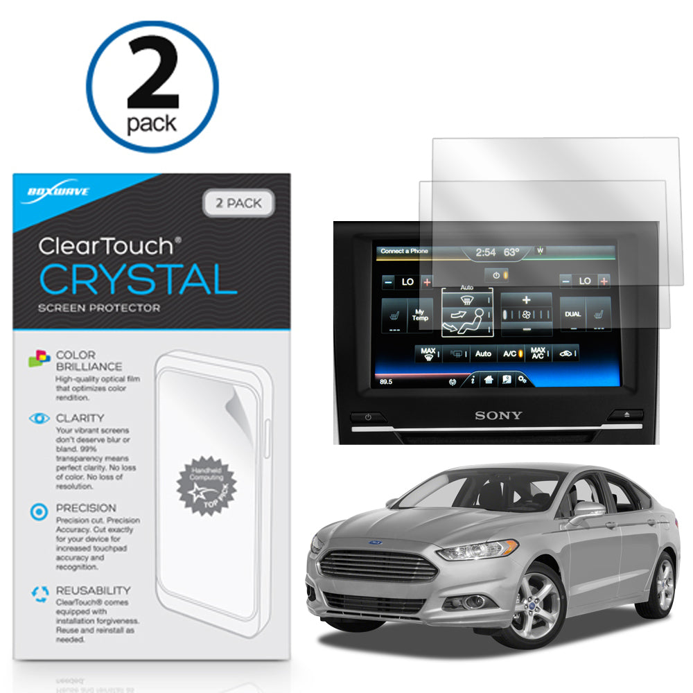 ClearTouch Crystal (2-Pack) - Ford 2016 Fusion (8 in) Screen Protector