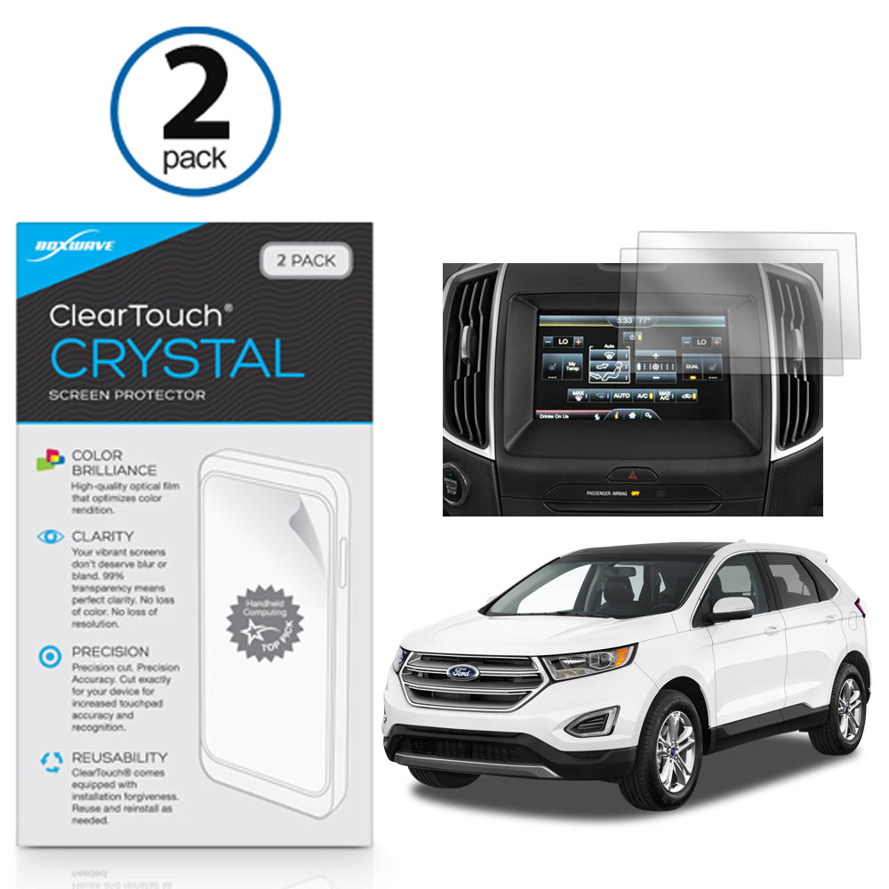 ClearTouch Crystal (2-Pack) - Ford 2017 Edge (8 in) Screen Protector